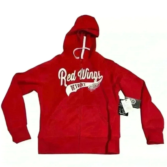 NWT Detroit Red Wings G-III 4Her by Carl Banks Women's  Hoodie - Red size small - Picture 1 of 6